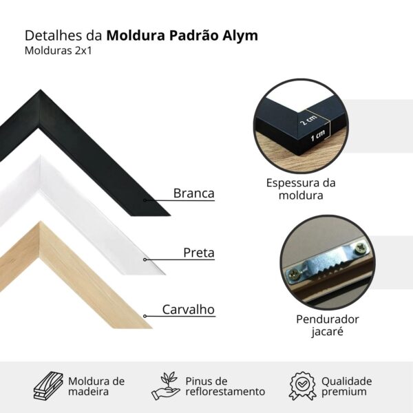 Kit Com 3 Quadros Porque Ele Vive - Image 9