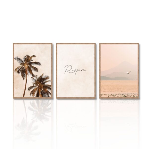 Kit Com 3 Quadros Respire - Image 4