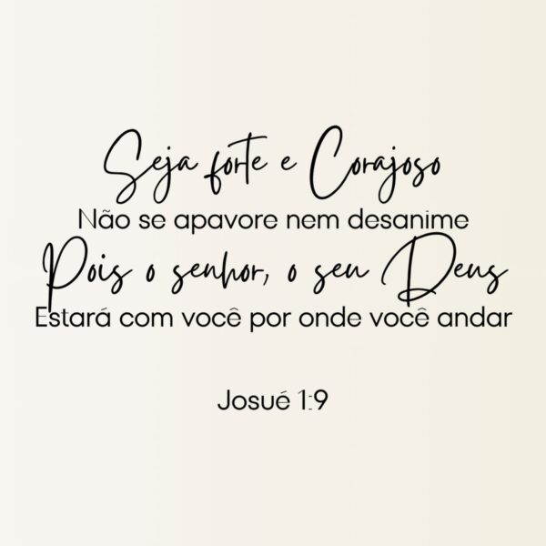 Quadro Seja Forte E Corajoso - Image 8